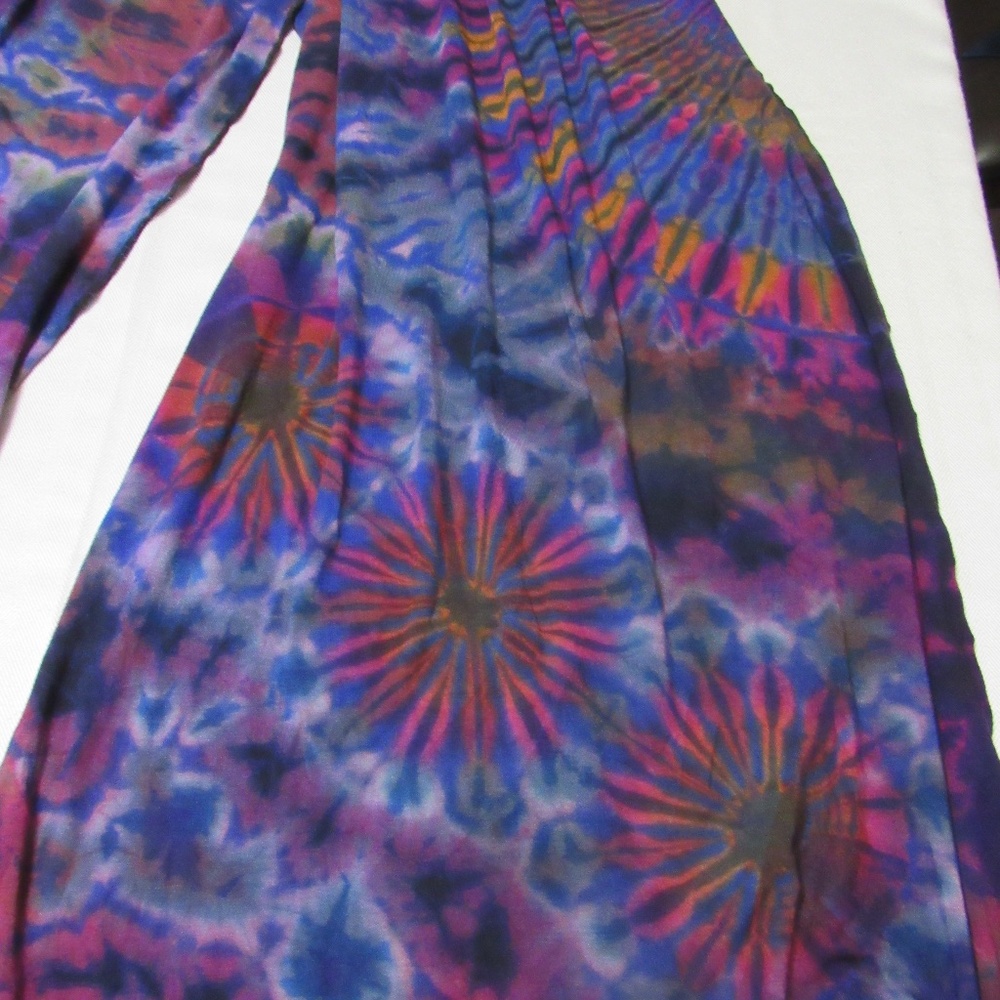Boho hippy tie dye scarf/shawl - Picture 3 of 5